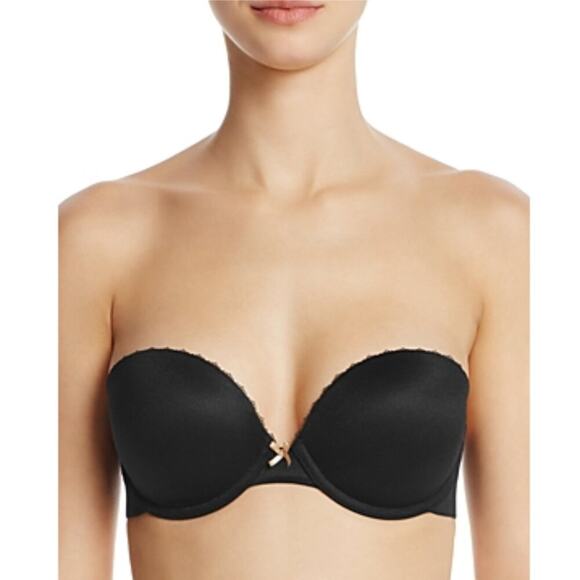Heidi by Heidi Klum Smooth Multiway Strapless T-Shirt Bra H24-1169B Black 36B - Picture 1 of 2